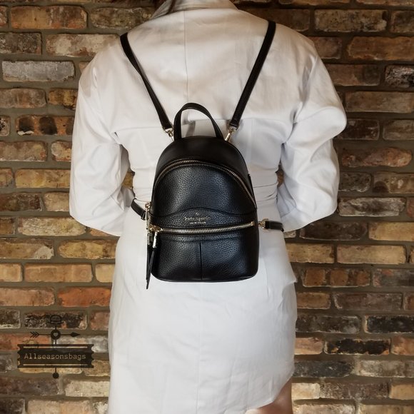 Kate spade MINI Karina Backpack Black VERY SMALL - Picture 3 of 11